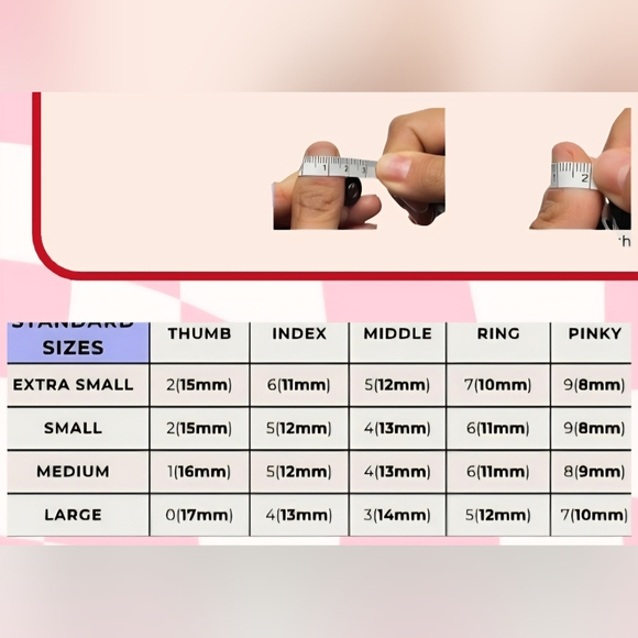 Elegant Green and White Press-On Nails - Picture 3 of 4